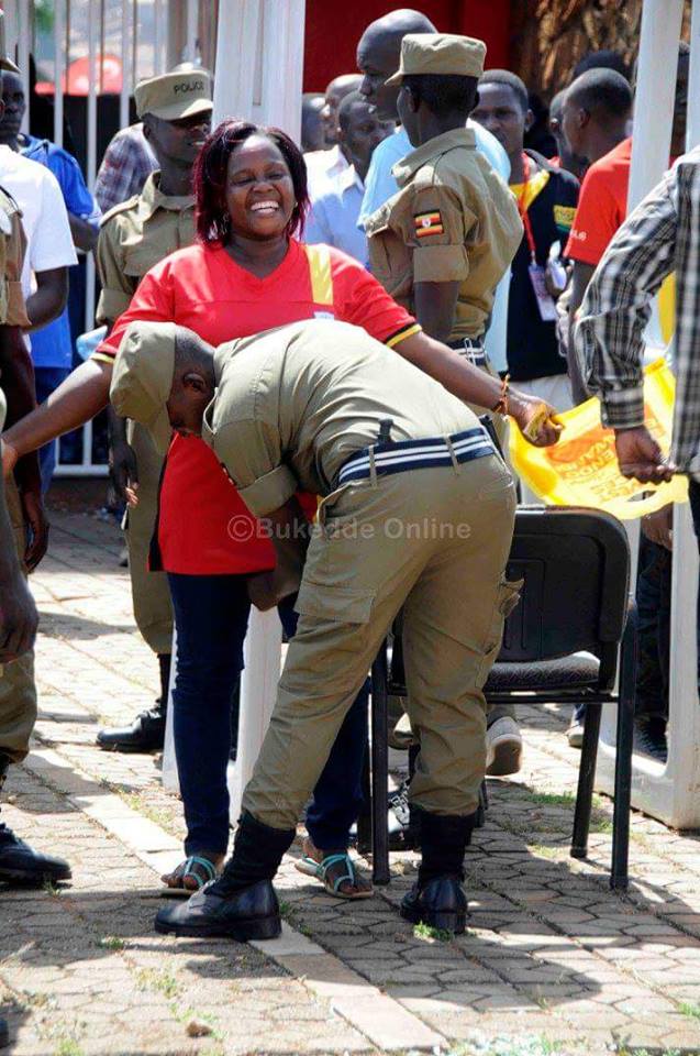 PHOTOS of Ugandan Police Fondling Women in the Name of 