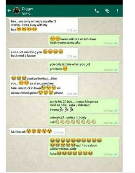 SAVAGERY: Here's That Hilarious 'No Chill' WhatsApp Thread Everyone is  Talking About - Nairobi Wire