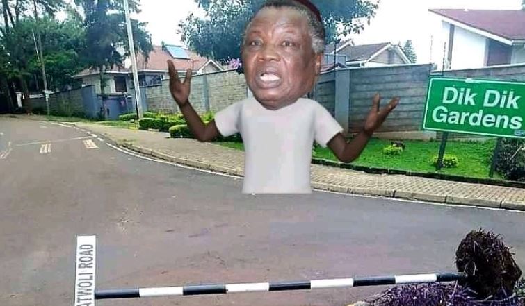 Kenyans in Agreement After Francis Atwoli Road Signpost is Pulled Down