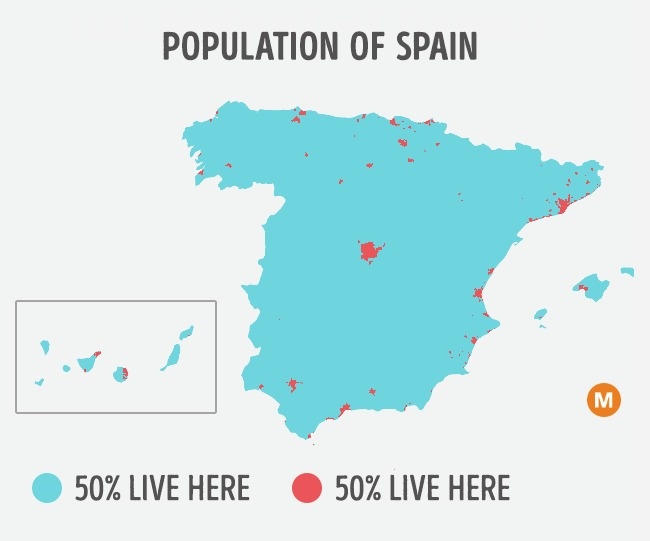 Interesting Maps That Prove Our Planet Still Has Many Uninhabited Places