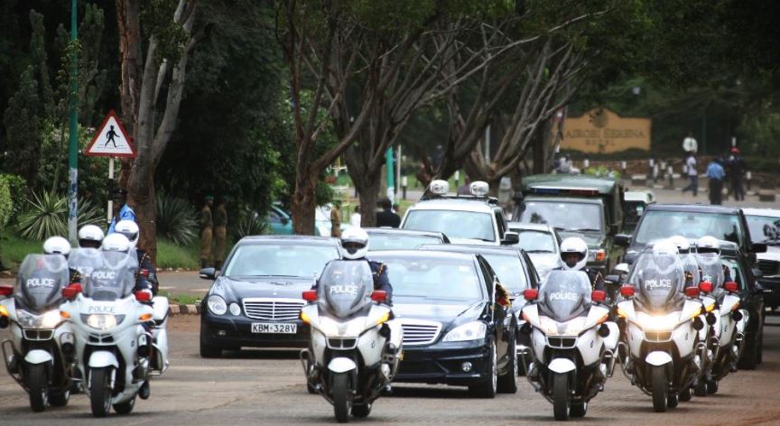 KDF Hopeful Arrested for Blocking President Uhuru’s Motorcade in Nairobi