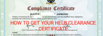 Can you get your HELB clearance certificate at Huduma Centre?