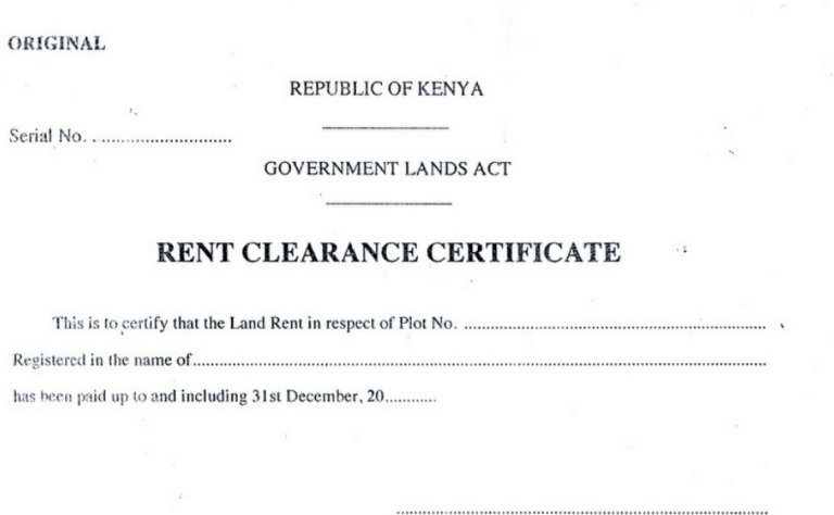 deed of rental assignment kenya