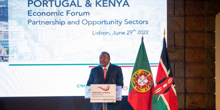 President Kenyatta Woos Portuguese Investors To Nairobi, Kenya